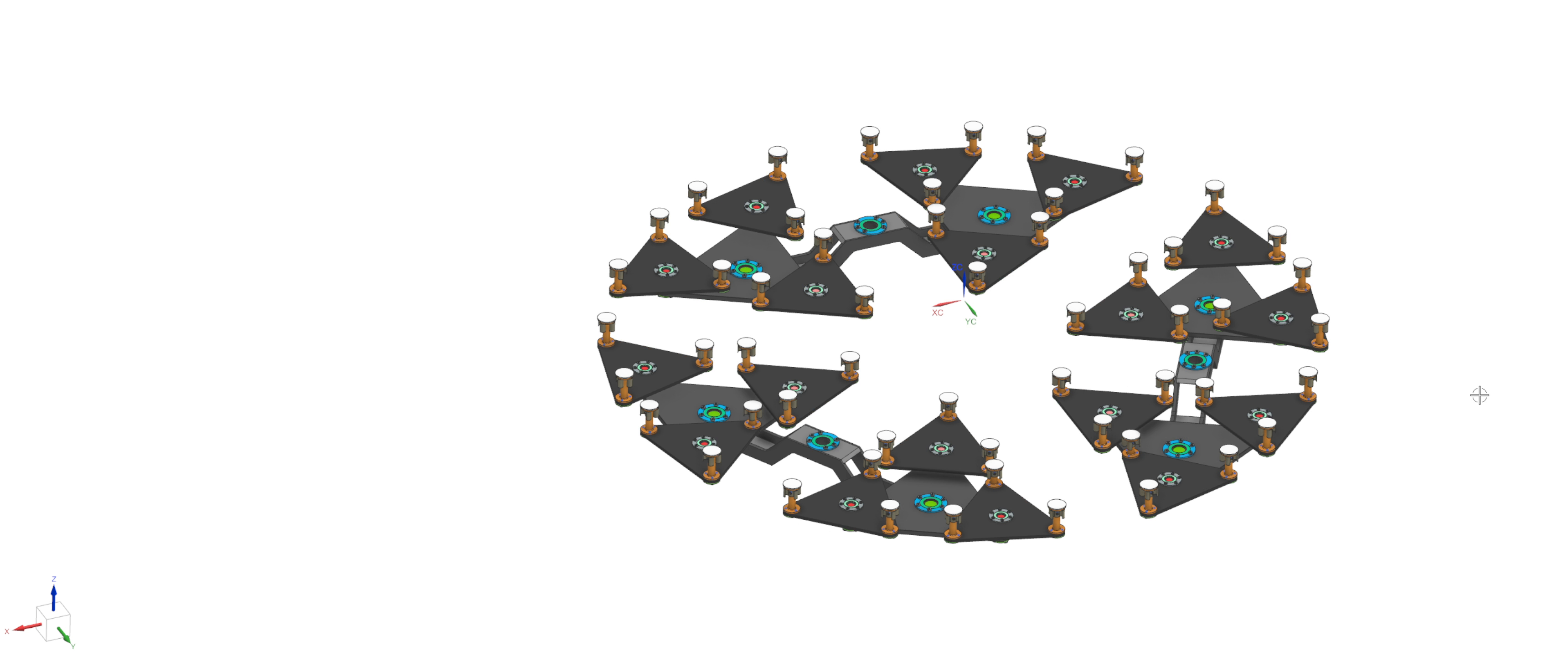 Vertical support isometric